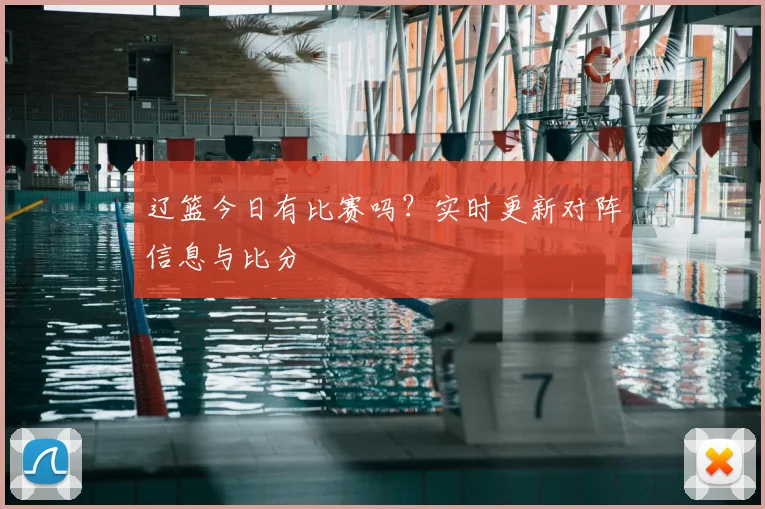 辽篮今日有比赛吗?实时更新对阵信息与比分